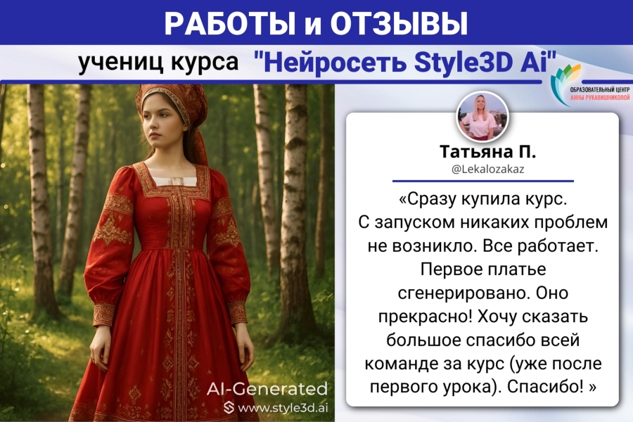 Сделайте свой первый AI-образ – так же, как это уже сделали ученики